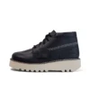 Kick Hi Stack voor volwassenen, unisex, leer, alternatief, zwart