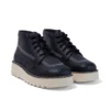 Kick Hi Stack voor volwassenen, unisex, leer, alternatief, zwart