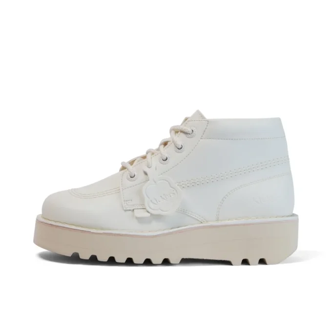 Kick Hi Stack voor volwassenen, unisex, leerimitatie, wit Kick Hi Stack voor volwassenen, unisex, leerimitatie, wit