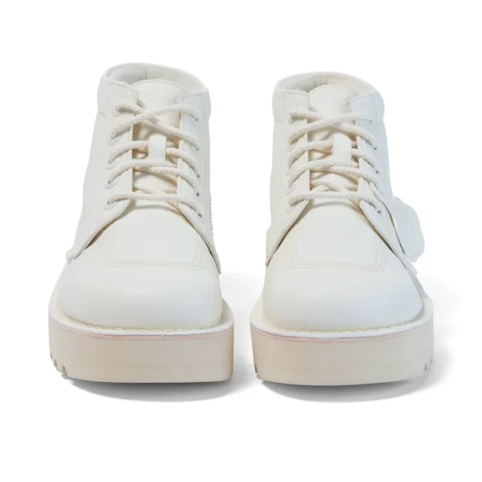 Kick Hi Stack voor volwassenen, unisex, leerimitatie, wit Kick Hi Stack voor volwassenen, unisex, leerimitatie, wit