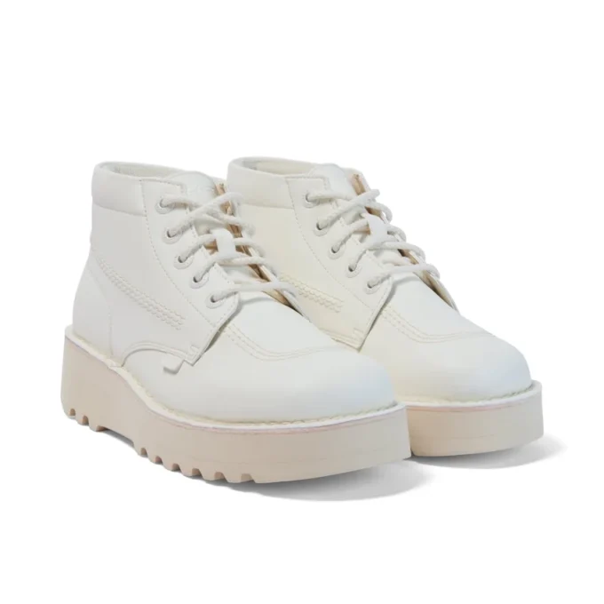 Kick Hi Stack voor volwassenen, unisex, leerimitatie, wit Kick Hi Stack voor volwassenen, unisex, leerimitatie, wit