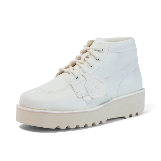 Kick Hi Stack voor volwassenen, unisex, leerimitatie, wit Kick Hi Stack voor volwassenen, unisex, leerimitatie, wit