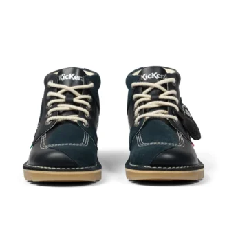 Kick Hi Stitch-laarzen voor volwassenen, unisex, marineblauw