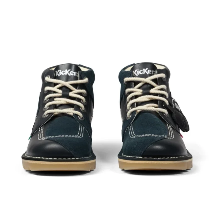 Kick Hi Stitch-laarzen voor volwassenen, unisex, marineblauw