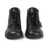 Kick Hi voor volwassen dames, leer, zwart