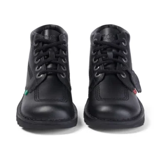 Kick Hi voor volwassen dames, leer, zwart