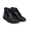 Kick Hi voor volwassen dames, leer, zwart