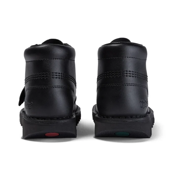 Kick Hi voor volwassen dames, leer, zwart