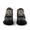 Kick Hi voor volwassenen, unisex, generfd leer, Mains, grijs