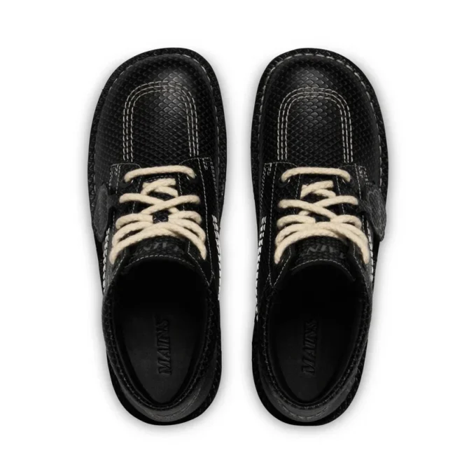 Kick Hi voor volwassenen, unisex, generfd leer, Mains, grijs