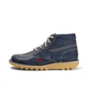 Kick Hi voor volwassenen, unisex, leeralternatief, marineblauw