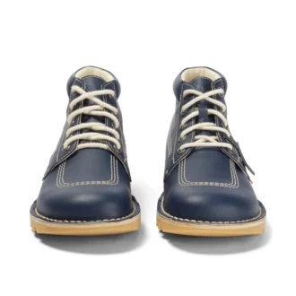 Kick Hi voor volwassenen, unisex, leeralternatief, marineblauw