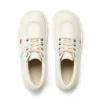 Kick Hi voor volwassenen, unisex, leeralternatief, wit