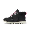 Kick Hi Winter-laarzen van nubuck voor babymeisjes, zwart