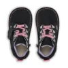 Kick Hi Winter-laarzen van nubuck voor babymeisjes, zwart