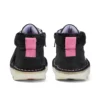 Kick Hi Winter-laarzen van nubuck voor babymeisjes, zwart