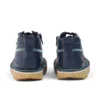 Kick Hi ZigZag-laarzen voor babyjongens, leer, marineblauw