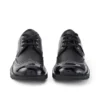 Kick Lo Brogue voor volwassen dames, zwart leer