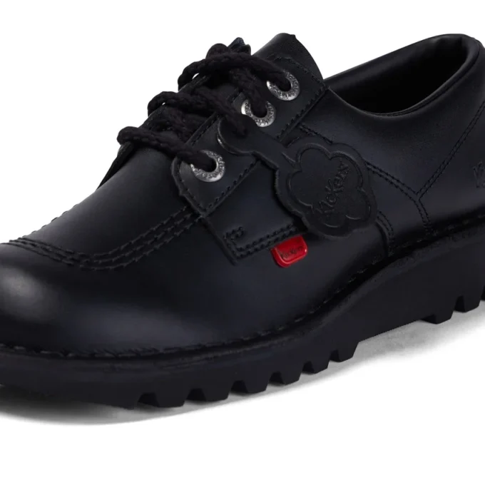 Kick Lo Leather Black voor volwassen heren