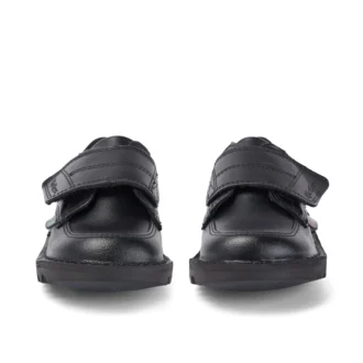 Kick Lo Scuff voor babyjongens, leer, zwart