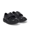 Kick Lo Scuff voor babyjongens, leer, zwart