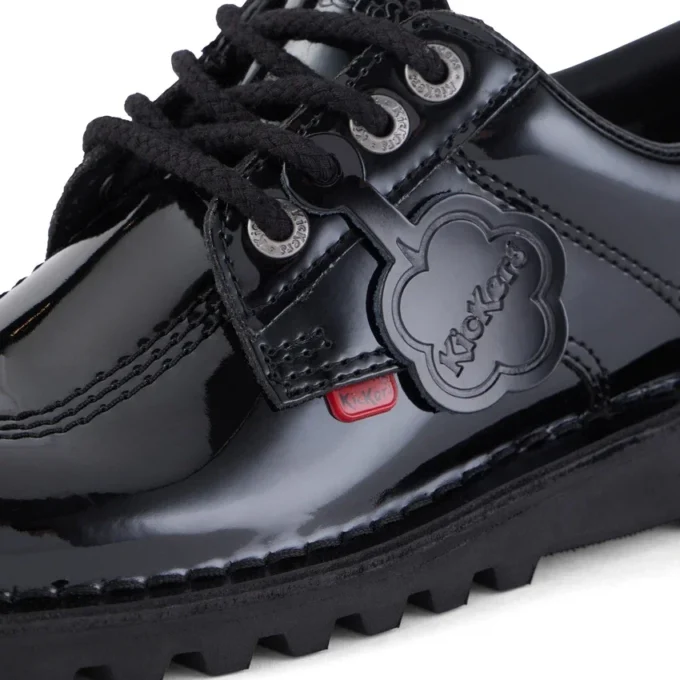 Kick Lo voor volwassen dames, lakleer, zwart