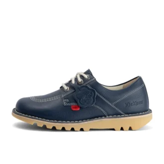 Kick Lo voor volwassenen, unisex, leer, marineblauw