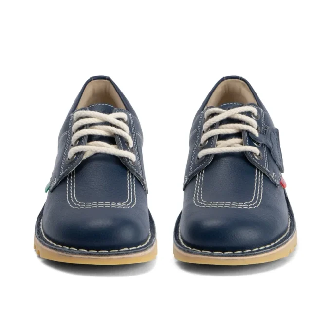 Kick Lo voor volwassenen, unisex, leer, marineblauw