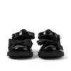 Kick Mj Bow voor babymeisjes, lakleder, zwart