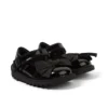 Kick Mj Bow voor babymeisjes, lakleder, zwart