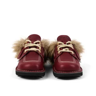 Kick Mule Fur Mains Red voor volwassenen, unisex
