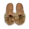 Kick Mule Fur Mains Tan voor volwassenen, unisex