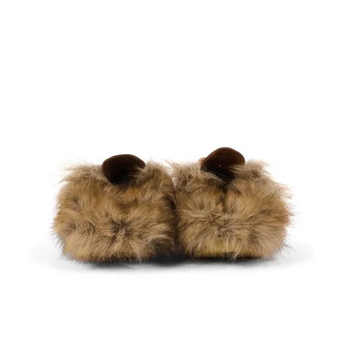 Kick Mule Fur Mains Tan voor volwassenen, unisex