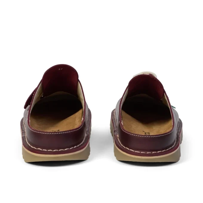 Kick Mule voor volwassenen, unisex, donkerrood