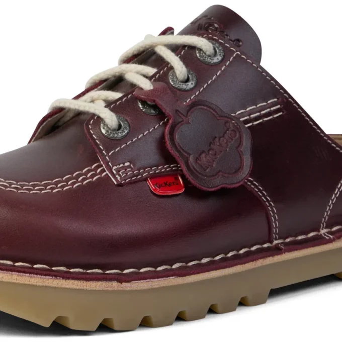 Kick Mule voor volwassenen, unisex, donkerrood