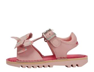 Kick Sandal voor babymeisjes, leer, roze
