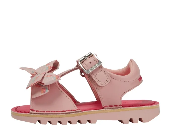 Kick Sandal voor babymeisjes, leer, roze