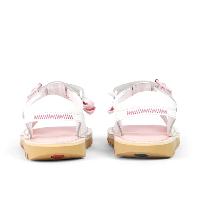 Kick Sandal voor babymeisjes, leer, wit