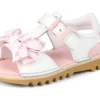 Kick Sandal voor babymeisjes, leer, wit