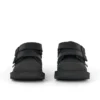 Kick Scuff Twin Leather Black voor kleine jongens