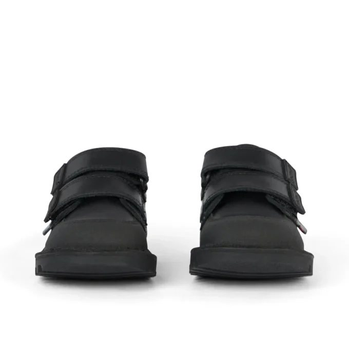 Kick Scuff Twin Leather Black voor kleine jongens
