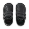 Kick Scuff Twin Leather Black voor kleine jongens