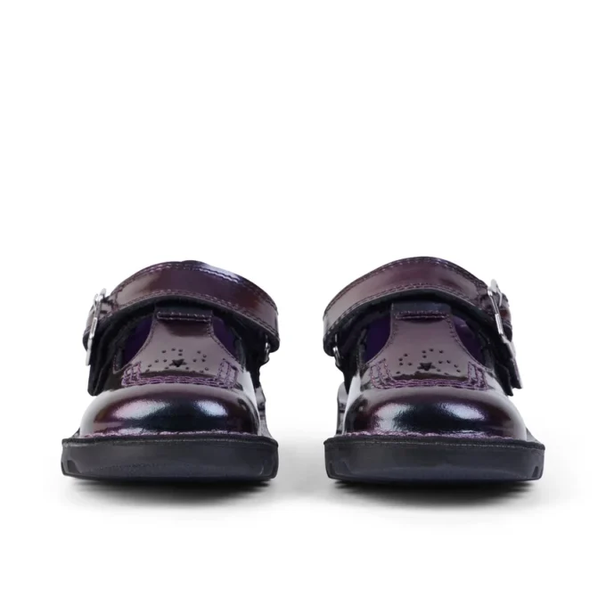 Kick T-Bar Galactic lakleder paars voor babymeisjes