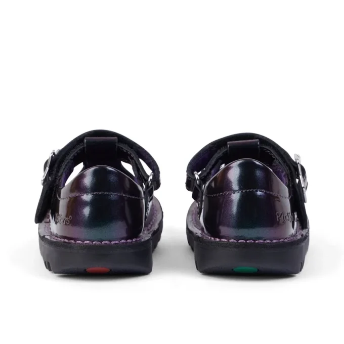 Kick T-Bar Galactic lakleder paars voor babymeisjes