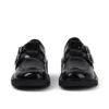 Kick T Double voor volwassen dames, zwart lakleer