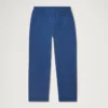Kickers-broek met trekkoord en wijde pijpen voor volwassen heren, marineblauw