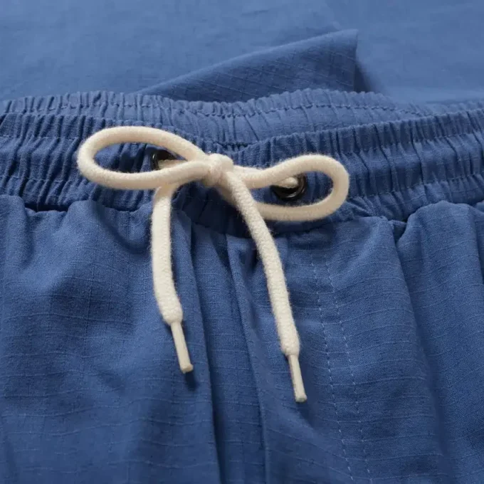 Kickers-broek met trekkoord en wijde pijpen voor volwassen heren, marineblauw