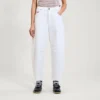 Kickers Classic Barrel Leg-jeans voor volwassen dames, wit Kickers Classic Barrel Leg-jeans voor volwassen dames, wit