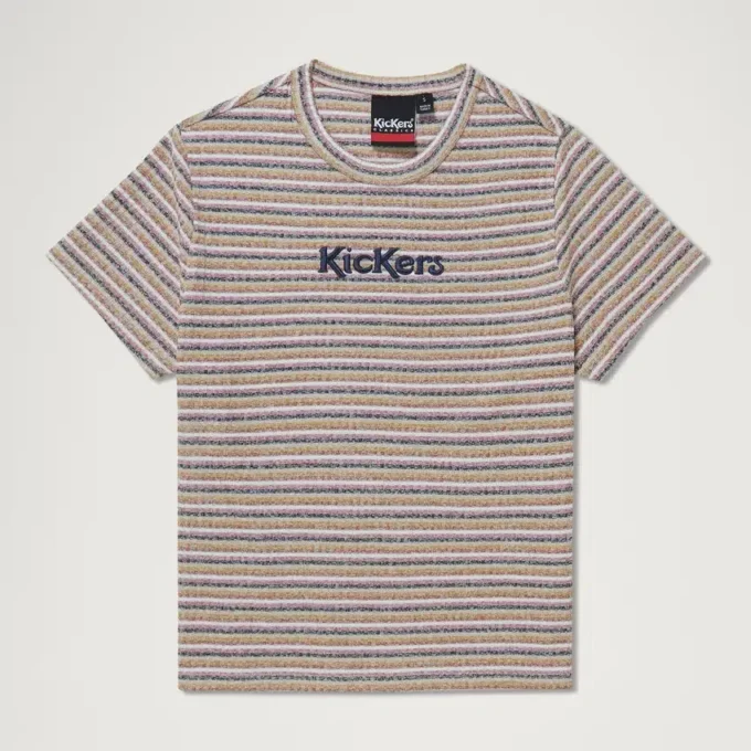 Kickers Classic Body Con T-shirt voor volwassen dames, multicolor Kickers Classic Body Con T-shirt voor volwassen dames, multicolor