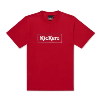 Kickers Classic Box T-shirt voor heren, rood